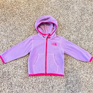 The North Face Baby Purple Fleece Jacket (Size 6-12M)